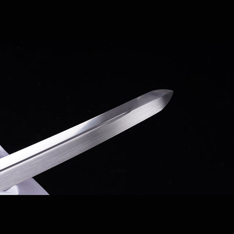 Hand Forged Japanese Samurai Katana Sword Manganese Steel Blade Oil Quenching Alloy Tsuba-ZS-0051-U