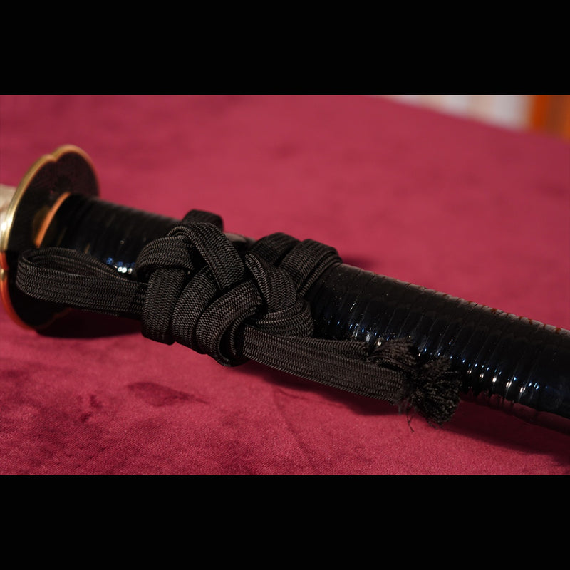 Hand Forged Japanese Samurai Katana Sword Tamahagane Steel Clay Temper