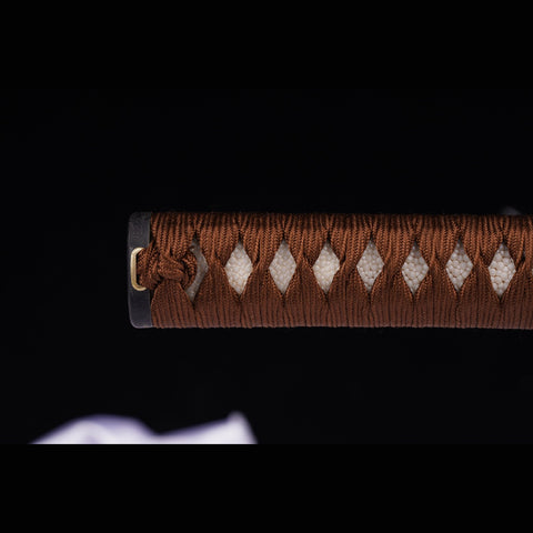 Hand Forged Japanese Samurai Katana Sword Folded Steel Sashikomi A+ Polishing Grade Full Tang-COOLKATANA-ZS-0001-1-U