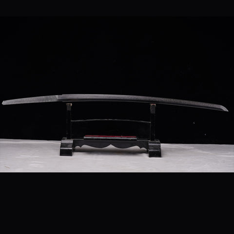 Hand Forged Japanese Samurai Katana Sword 1095 High Carbon Steel Clay Tempered Iron Tsuba-COOLKATANA-ZS-0021-U