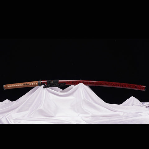 Hand Forged Japanese Samurai Katana Sword Manganese Steel Blade Oil Quenching Full Tang-COOLKATANA