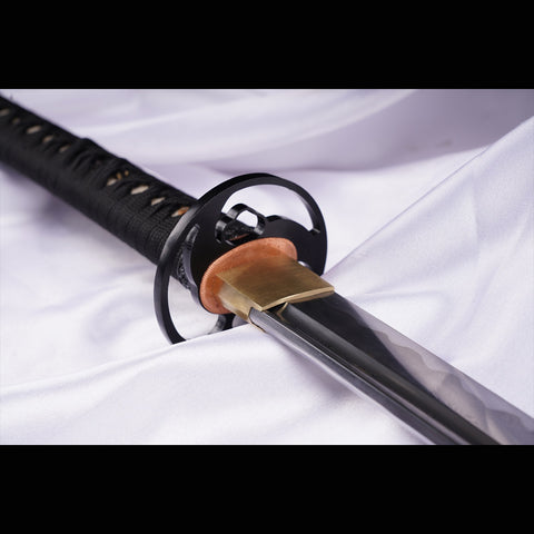 Hand Forged Japanese Samurai Katana Sword Folded Steel Blade Oil Quenching Full Tang-COOLKATANA-ZS-0028-U