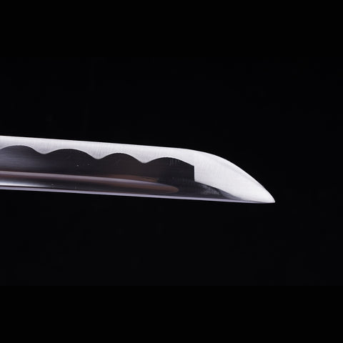 Hand Forged Japanese Samurai Katana Sword 1045 Steel Blade Oil Quenching Alloy Tsuba-COOLKATANA-ZS-0031-U