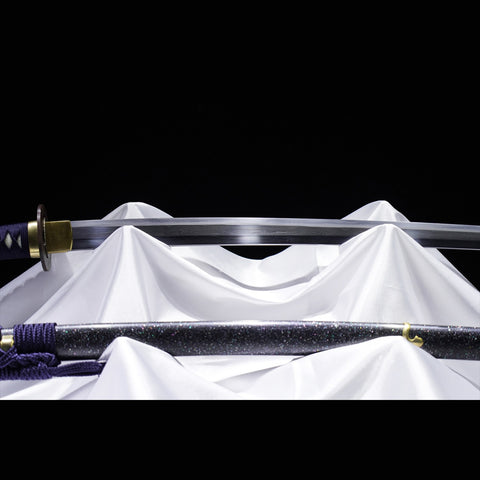 Hand Forged Japanese Samurai Katana Sword Folded Steel Sashikomi A+ Polishing Grade Clay Tempered-COOLKATANA