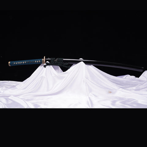 Hand Forged Japanese Samurai Sword High Manganese Steel Oil Quenching Copper Tsuba Removable-COOLKATANA-ZS-0002-U