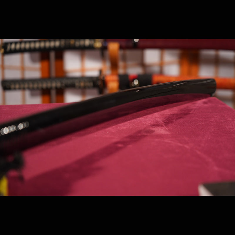 Hand Forged Japanese Samurai Katana Sword Tamahagane Steel Clay Temper