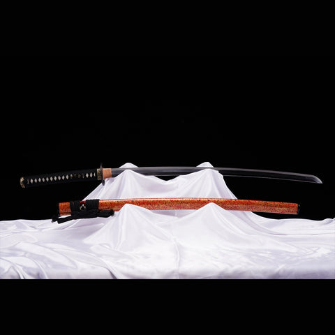 Hand Forged Japanese Samurai Katana Sword Z-Tuff Carbon Steel Vacuum+Cryogenic Full Tang-COOLKATANA