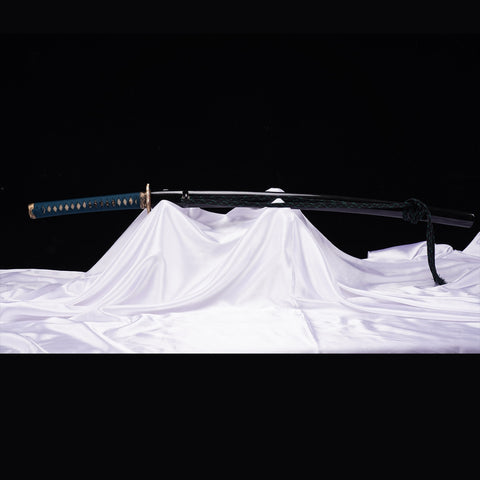 Hand Forged Japanese Samurai Sword High Manganese Steel Oil Quenching Copper Tsuba Removable-COOLKATANA-ZS-0002-U