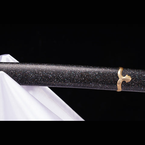 Hand Forged Japanese Samurai Katana Sword Folded Steel Sashikomi A+ Polishing Grade Clay Tempered-COOLKATANA-ZS-0016-U