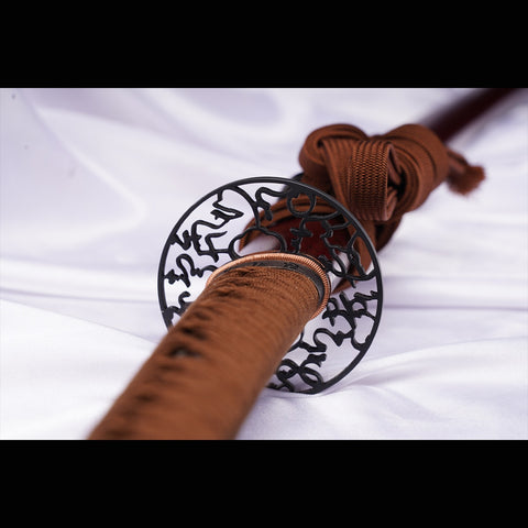 Hand Forged Japanese Samurai Katana Sword Folded Steel Sashikomi A+ Polishing Grade Full Tang-COOLKATANA-ZS-0001-1-U