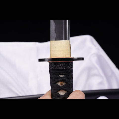 Hand Forged Japanese Samurai Katana Sword Folded Steel Blade Oil Quenching Full Tang-COOLKATANA-ZS-0028-U