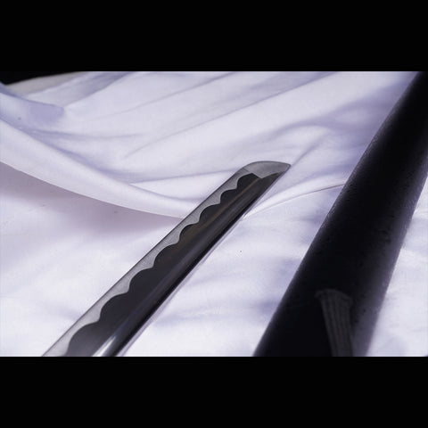 Hand Forged Japanese Samurai Katana Sword 1045 Steel Blade Oil Quenching Alloy Tsuba-COOLKATANA-ZS-0031-U