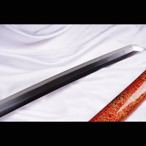 Hand Forged Japanese Samurai Katana Sword Z-Tuff Carbon Steel Vacuum+Cryogenic Full Tang-COOLKATANA