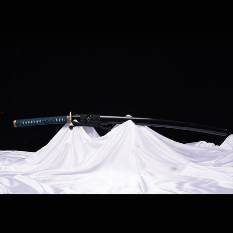 Hand Forged Japanese Samurai Sword High Manganese Steel Oil Quenching Copper Tsuba Removable-COOLKATANA-ZS-0002-U