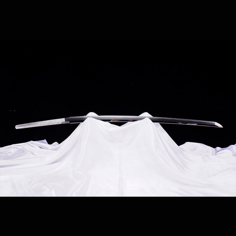 Hand Forged Japanese Samurai Katana Sword Tamahagane Steel Clay Temper