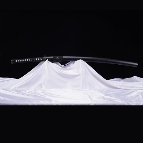 Hand Forged Japanese Samurai Katana Sword 1045 Steel Blade Oil Quenching Alloy Tsuba-COOLKATANA-ZS-0031-U