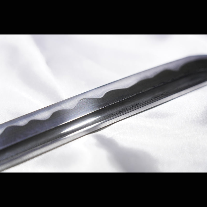 Hand Forged Japanese Samurai Katana Sword Folded Steel Blade Oil Quenching Full Tang - COOLKATANA 
