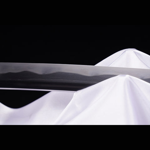 Hand Forged Japanese Samurai Katana Sword Folded Steel Sashikomi A+ Polishing Grade Full Tang-COOLKATANA-ZS-0001-1-U