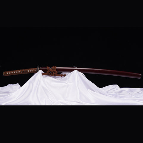 Hand Forged Japanese Samurai Katana Sword Folded Steel Sashikomi A+ Polishing Grade Full Tang-COOLKATANA-ZS-0001-1-U