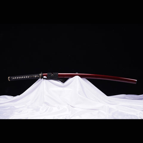 Hand Forged Japanese Samurai Katana Sword LD Steel Blade Vacuum+Cryogenic Iron Tsuba-COOLKATANA-ZS-0012-U