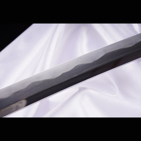 Hand Forged Japanese Samurai Katana Sword Folded Steel Sashikomi A+ Polishing Grade Full Tang-COOLKATANA-ZS-0001-1-U