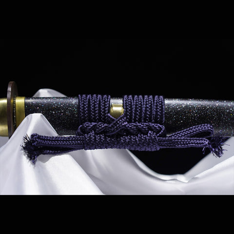 Hand Forged Japanese Samurai Katana Sword Folded Steel Sashikomi A+ Polishing Grade Clay Tempered-COOLKATANA-ZS-0016-U