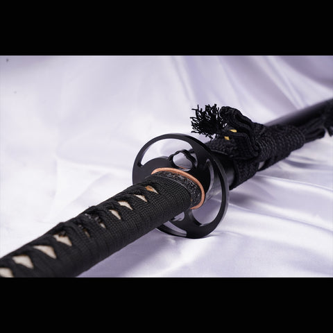 Hand Forged Japanese Samurai Katana Sword Folded Steel Blade Oil Quenching Full Tang-COOLKATANA-ZS-0028-U