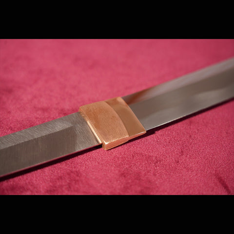 Hand Forged Japanese Samurai Katana Sword Folded Steel Sashikomi A+ Polishing Grade Full Tang-COOLKATANA-ZS-0001-1-U
