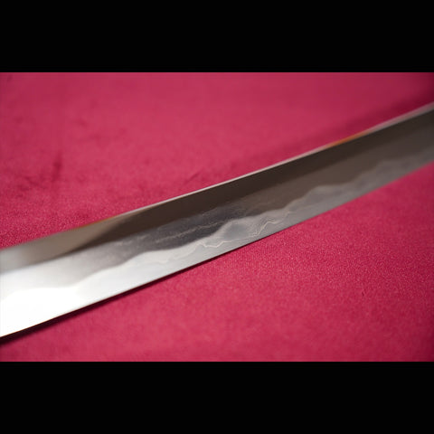 Hand Forged Japanese Samurai Katana Sword Folded Steel Sashikomi A+ Polishing Grade Full Tang-COOLKATANA-ZS-0001-1-U