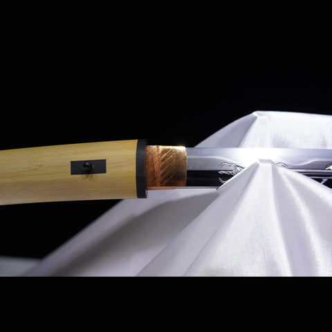 Hand Forged Myoho Muramasa Japanese Samurai Sword with Hand Carved Saya Folded Steel Clay Tempered-COOLKATANA-ZS-0013-U
