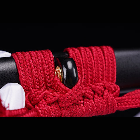 Hand Forged Odachi Japanese Samurai Long Sword Manganese Steel Blade Oil Quenching Brass Tsuba-COOLKATANA-ZS-0073-U