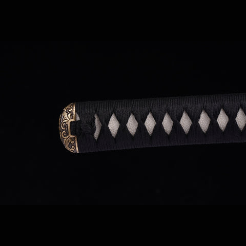 Hand Forged Japanese Samurai Katana Sword Z-Tuff Carbon Steel Vacuum+Cryogenic Full Tang-COOLKATANA-ZS-0010-U
