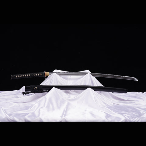 Hand Forged Japanese Samurai Katana Sword Folded Steel Blade Oil Quenching Full Tang-COOLKATANA-ZS-0028-U