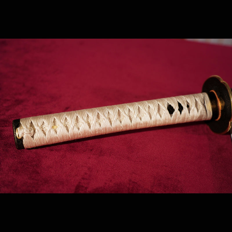 Hand Forged Japanese Samurai Katana Sword Tamahagane Steel Clay Temper