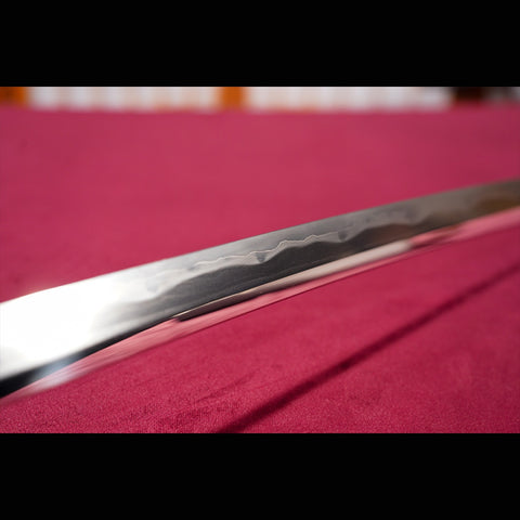 Hand Forged Japanese Samurai Katana Sword Folded Steel Sashikomi A+ Polishing Grade Full Tang-COOLKATANA-ZS-0001-1-U