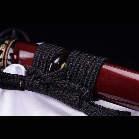 Hand Forged Japanese Samurai Katana Sword LD Steel Blade Vacuum+Cryogenic Iron Tsuba-COOLKATANA-ZS-0012-U