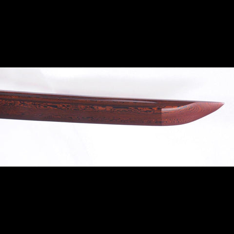 Hand Forged Japanese Iaito Damascus Folded Steel Unsharp-COOLKATANA-SL-1090-U