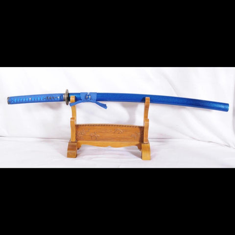 Hand Forged Japanese Iaito Damascus Folded Steel Unsharp-COOLKATANA-SL-1090-U