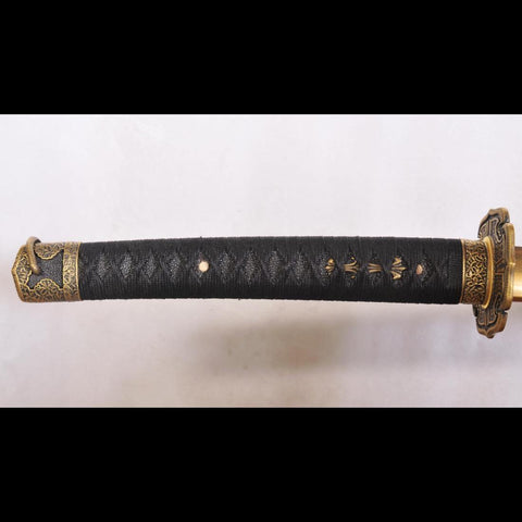 Hand Forged Japanese Samurai Tachi Sword 1095 Folded Clay Tempered Steel Full Tang-COOLKATANA-SL-1145-U