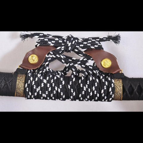 Hand Forged Japanese Samurai Tachi Sword 1095 Folded Clay Tempered Steel Full Tang-COOLKATANA-SL-1145-U