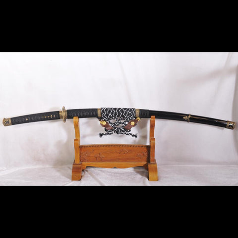 Hand Forged Japanese Samurai Tachi Sword 1095 Folded Clay Tempered Steel Full Tang-COOLKATANA-SL-1145-U