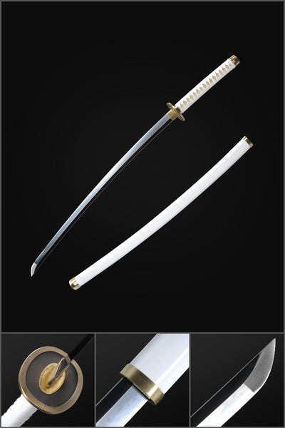 Hand Forged Anime One Piece Roronoa Zoro's Wado Ichimonji Sword