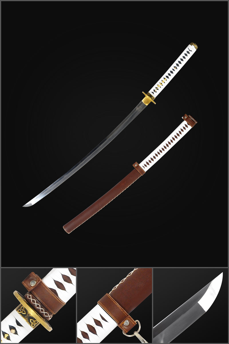 Hand Forged Walking Dead Katana Sword Zombie Killer 9260 Spring Steel Strong Blade Full Tang - COOLKATANA 