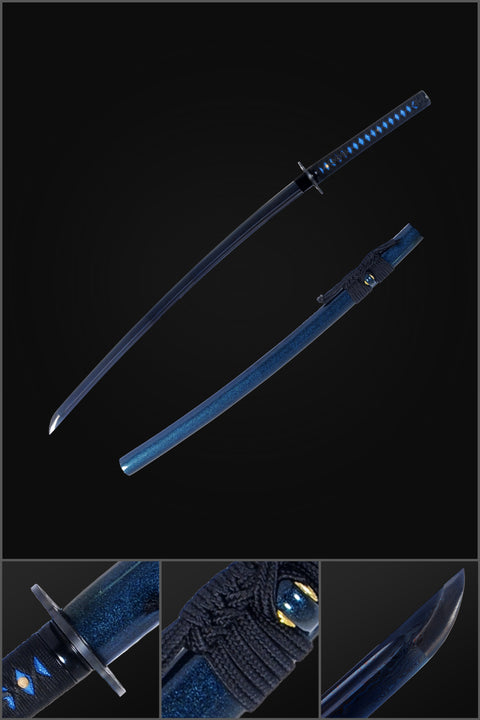 COOLKATANA Blue Japanese Samurai Katana Sword