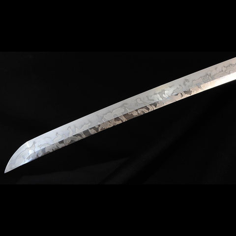 Hand Forged Japanese Samurai Katana Sword 1095 High Carbon Steel Hitatsura Hamon-COOLKATANA-SL-1408-U