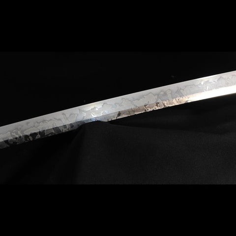 Hand Forged Japanese Samurai Katana Sword 1095 High Carbon Steel Hitatsura Hamon-COOLKATANA-SL-1408-U