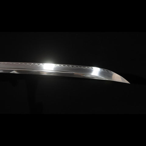 Hand Forged Japanese Naginata Sword 1095 Steel Clay Tempered Brass Tsuba-COOLKATANA-SL-1419-U