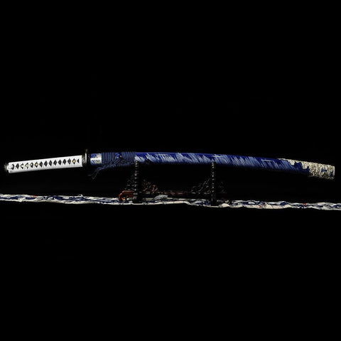 game sword katana ghost of tsushima Clan Sakai Katana Sword 1095 Folded Steel SL-1428 COOLKATANA 2