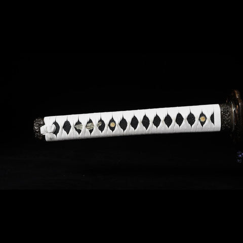 game sword katana ghost of tsushima Clan Sakai Katana Sword 1095 Folded Steel Sageo SL-1428 COOLKATANA 11