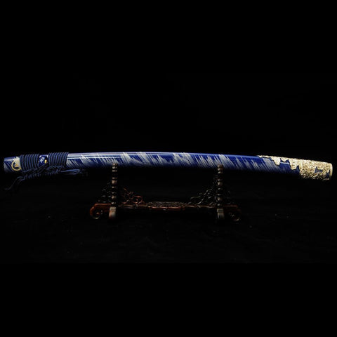 game sword katana ghost of tsushima Clan Sakai Katana Sword 1095 Folded Steel SL-1428 COOLKATANA 3